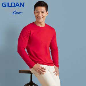 Gildan 76400 5.3oz Premium Cotton Long Sleeve T-Shirt